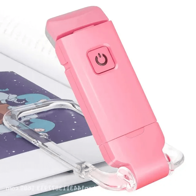 USB Uppladdningsbar Klämbar Boklampa – Justerbar Läsbelysning med 3 Ljustemperaturer och Flexibel Arm