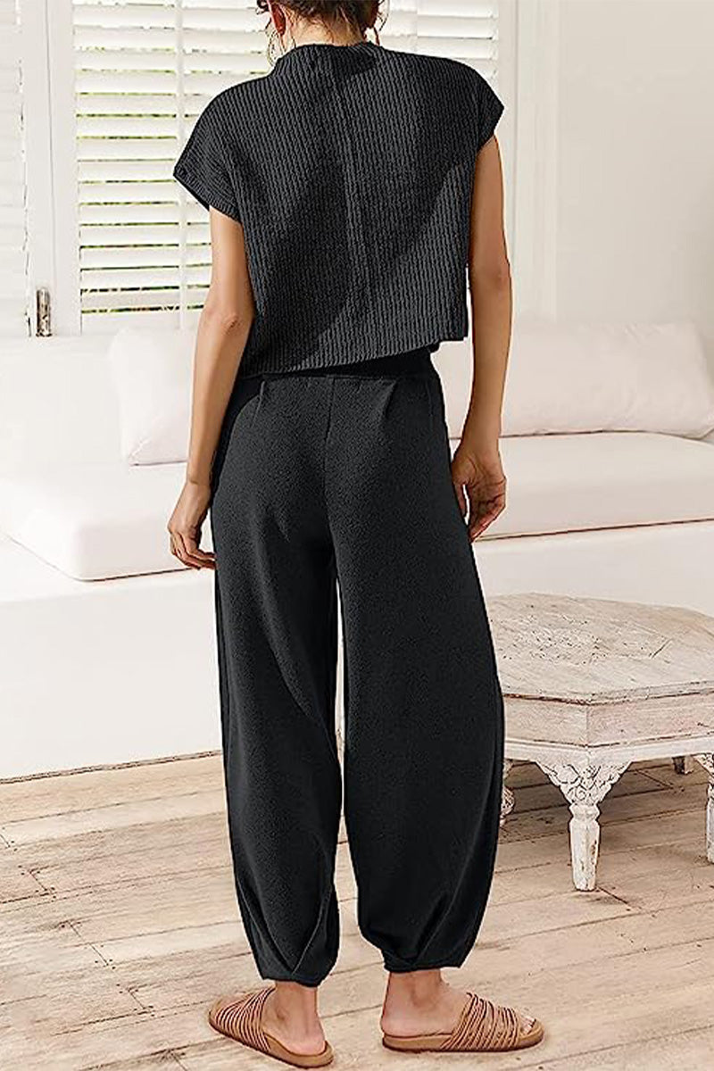 Emma Laurent 2-delad Lounge Set för Kvinnor – Bekväm, Stilren & Perfekt för Vardag och Fritid