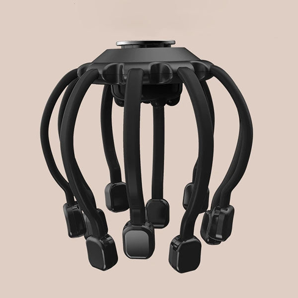 Elektrisk Huvudmassager med Bluetooth – Avslappning, Migränlindring & Skalpstimulans