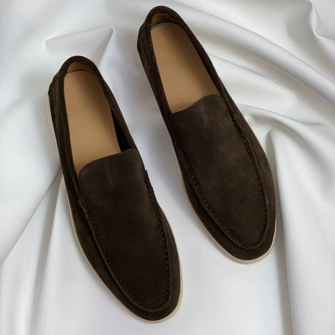 Stilrena svarta loafers för herr – Perfekta för både vardag och fest