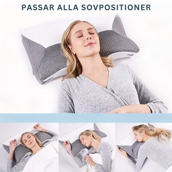Drömstödet | Ergonomisk Memory Foam Sovkudde för Optimal Komfort & Smärtlindring