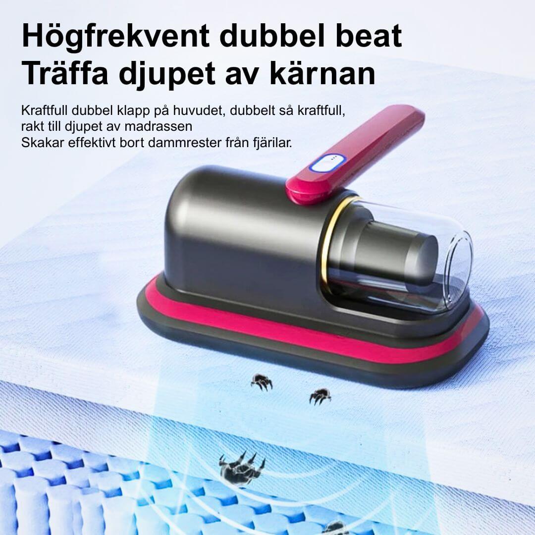 PureVac - 10kPa Sladdlös Handhållen Dammsugare för Madrass och Kvalster