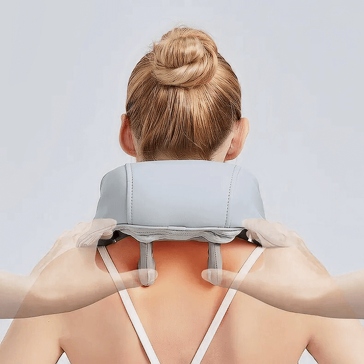 Ultra Tranquility Nack- och Axelmassageapparat med Värme – Portabel Smärtlindring i Premiumklass