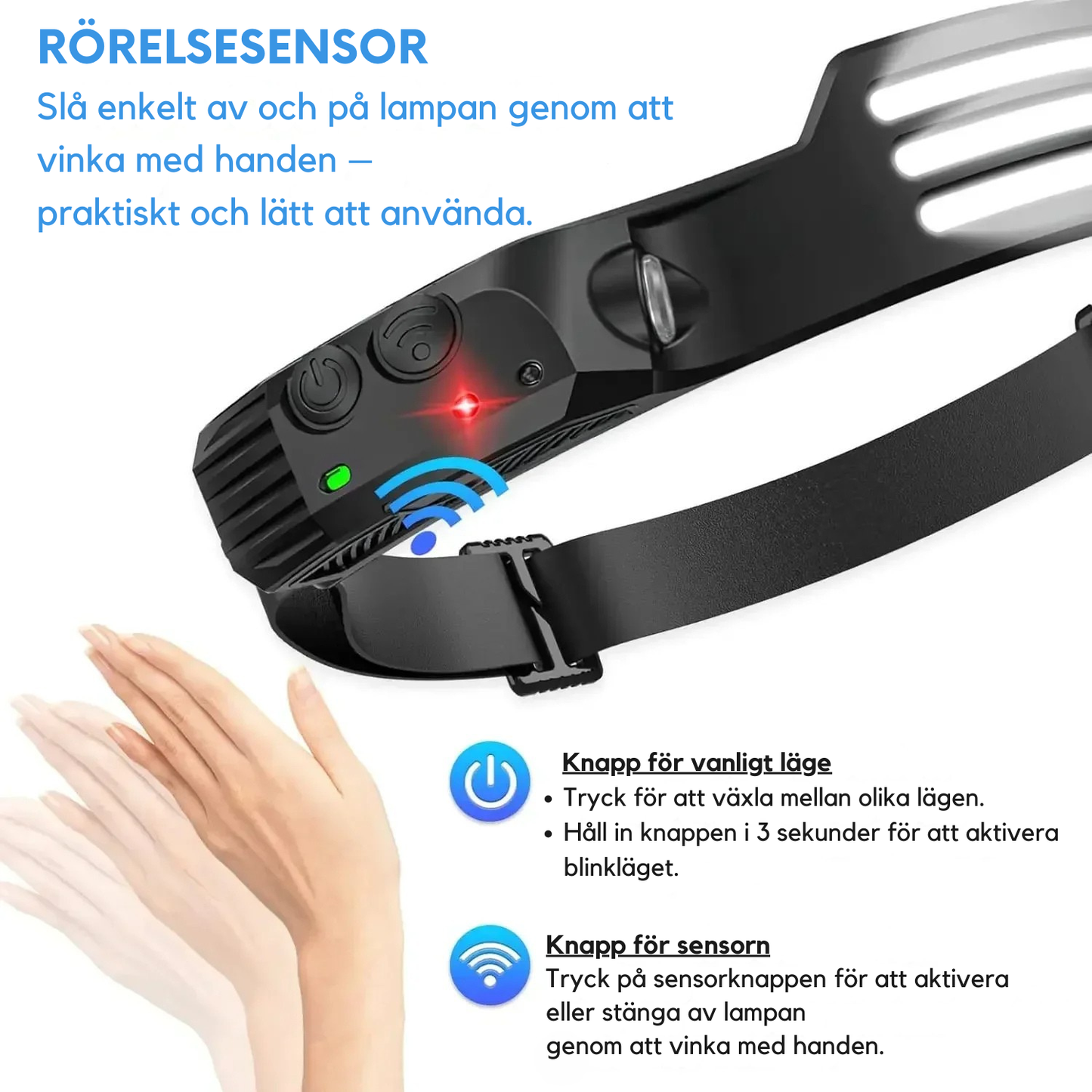 Nordlux 230° LED Pannlampa – Kraftfull & Handsfree Belysning för Mörka Förhållanden