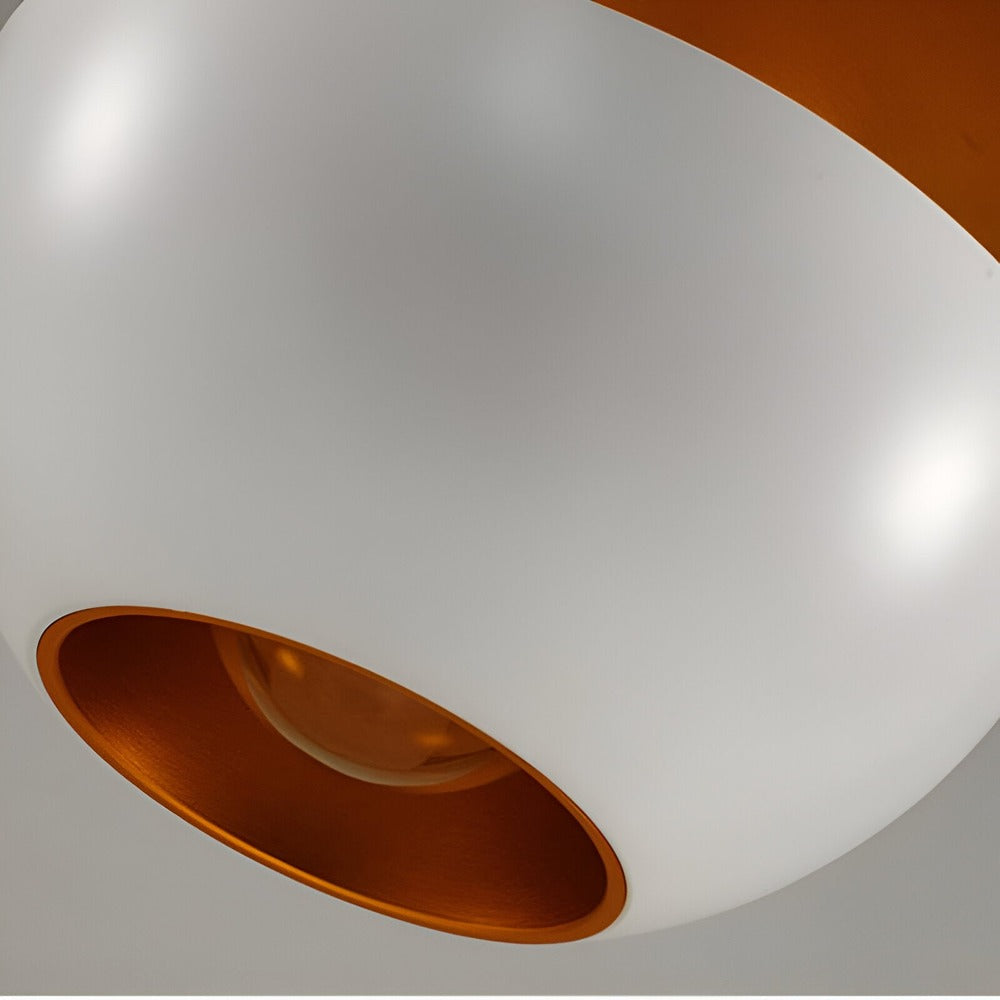 Apple Hängande Lampa - Svartvit Solhängande Lampa - Konstnärlig E27 Hängande Lampa