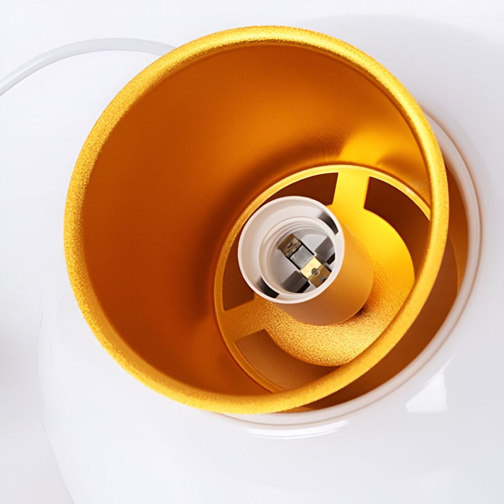 Apple Hängande Lampa - Svartvit Solhängande Lampa - Konstnärlig E27 Hängande Lampa
