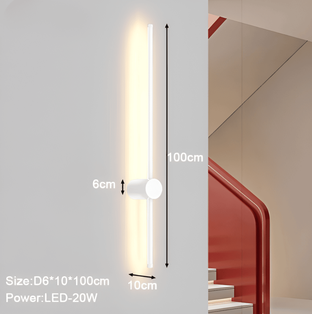 Streamline - Linjär LED-Vägglampa i Skandinavisk Stil