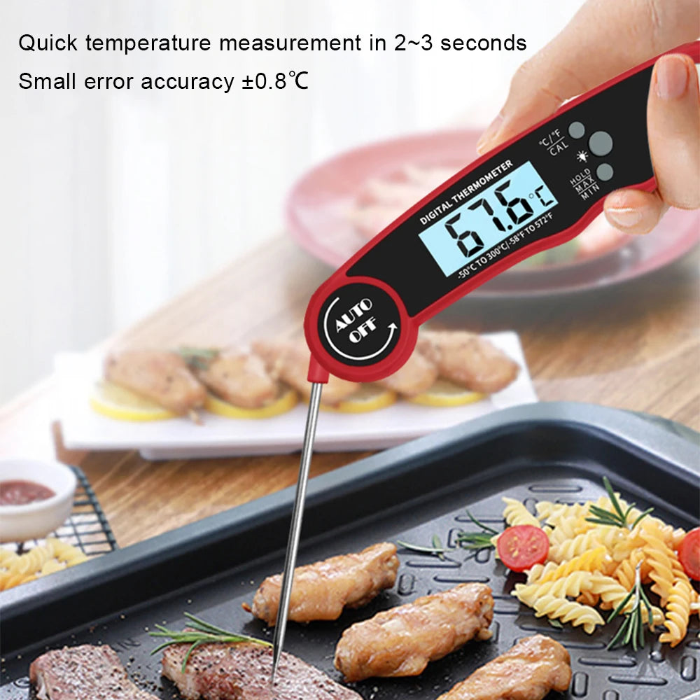 Digital Matlagningstermometer – Snabb, Exakt och Vattentålig för Kök, Grill & BBQ