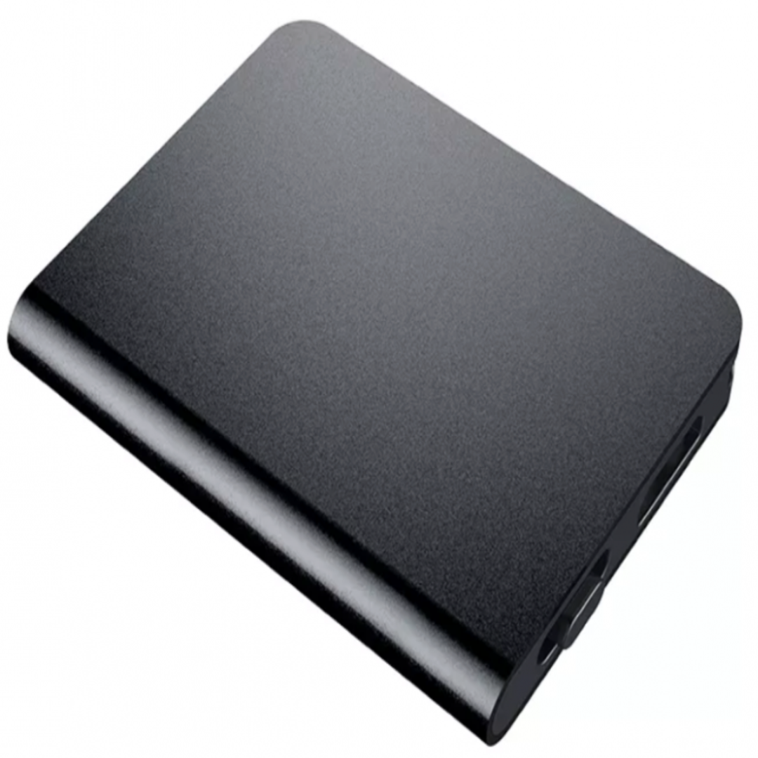 Ultrakompakt Röstinspelare med Ljudaktivering – 16GB, HD-stereo, Direktuppspelning & 50h Batteritid