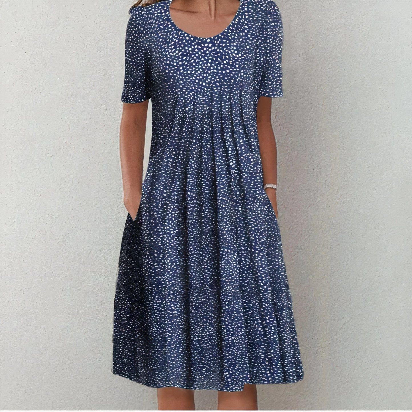 Blommig Sommarklänning för Kvinnor – Stilren, Ärmlös & Tidlös Design | Perfekt för Vår & Sommar S–3XL