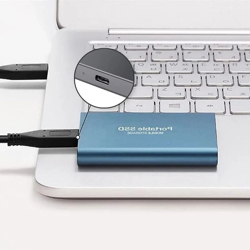 UltraDrive Extern SSD – Supersnabb och Ultraportabel Lagring för Arbete, Spel och Backup