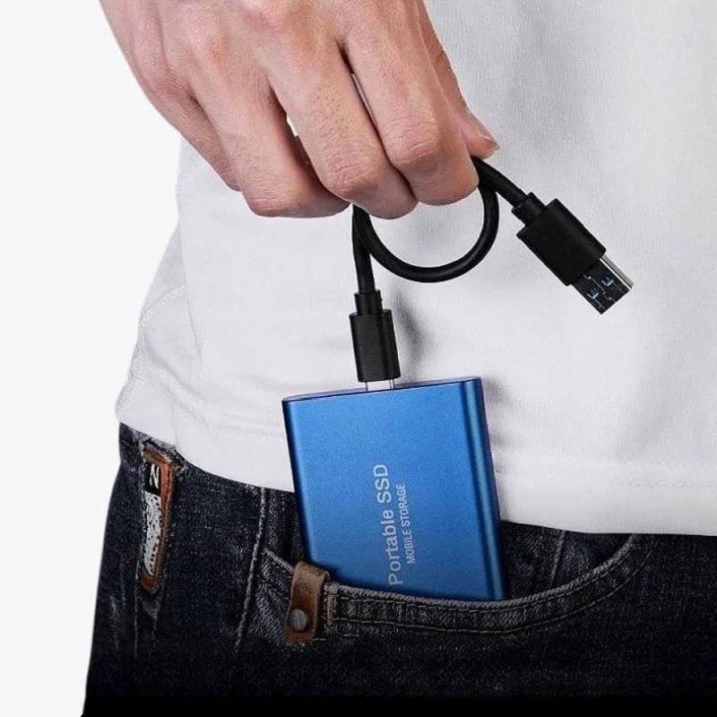 UltraDrive Extern SSD – Supersnabb och Ultraportabel Lagring för Arbete, Spel och Backup