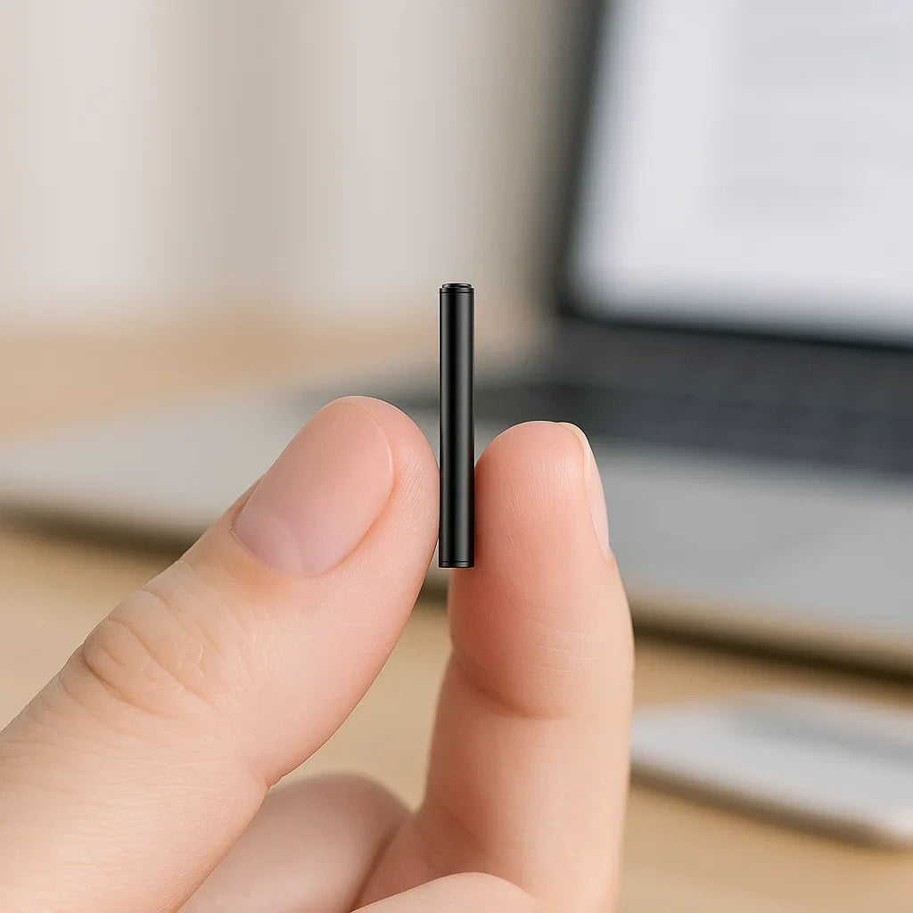 Ultrakompakt Röstinspelare med Ljudaktivering – 16GB, HD-stereo, Direktuppspelning & 50h Batteritid