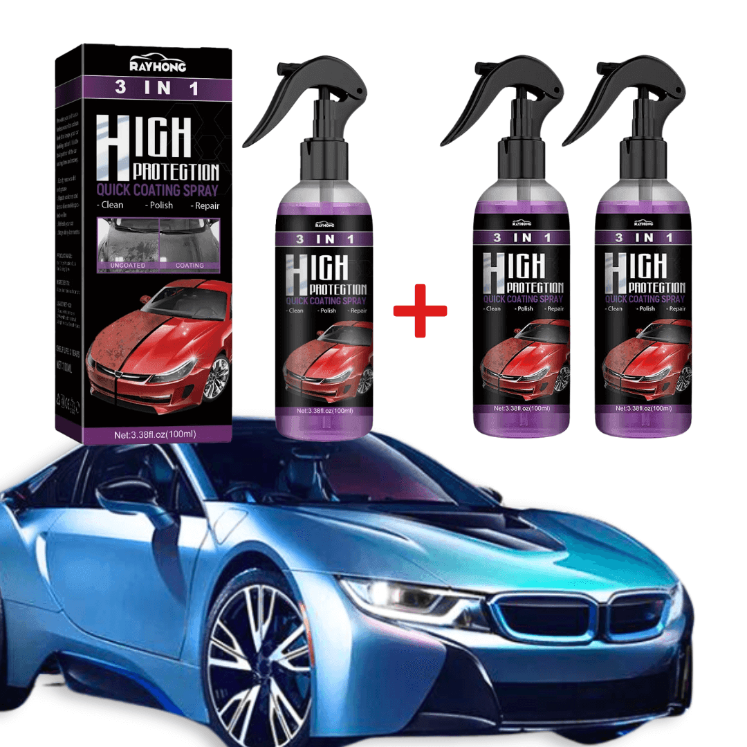 Multifunktionell bilspray – skydd, polering & glans i ett!