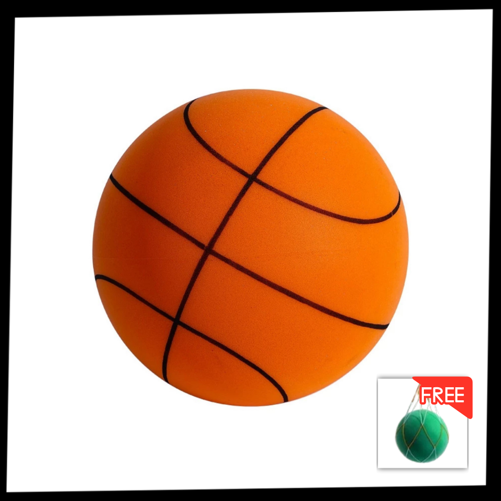 Ljudlös Basketboll för Inomhusbruk - Ultralätt & Stöttålig - Flera Färgalternativ