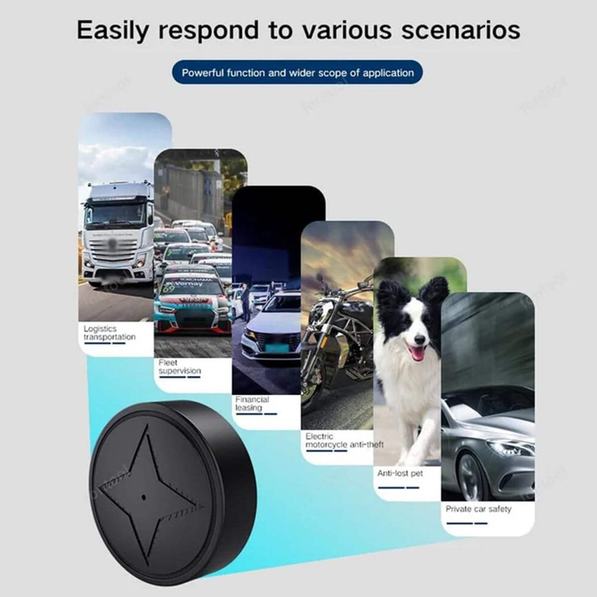 GPS Tracker, kraftfull magnetisk GPS-spårning