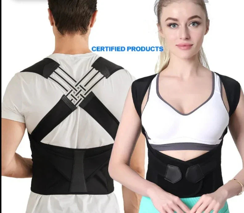 Ryggstöd för Hållning – Justerbart Posture Belt för Smärtlindring och Förbättrad Kroppshållning