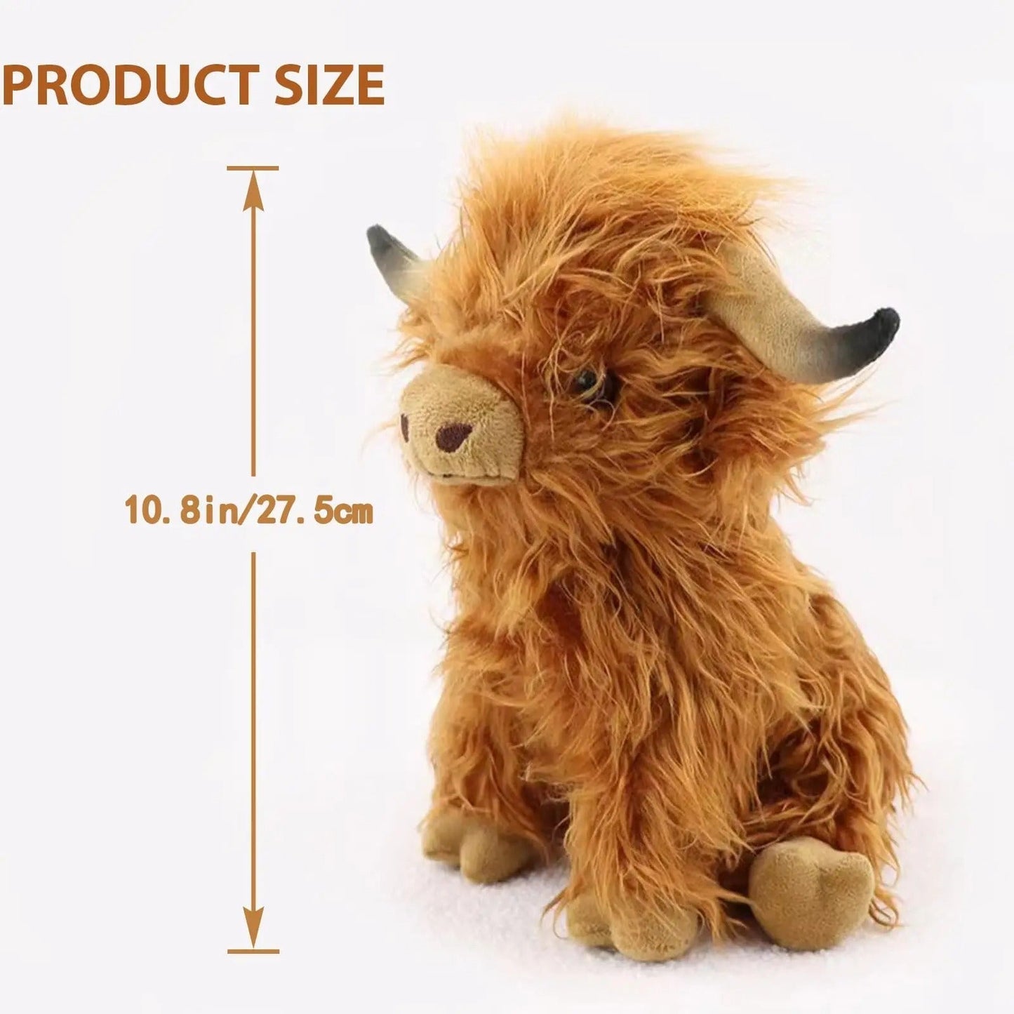Lurvig Highland Cow Gosedjur