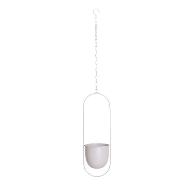 Halo Metal Hanging Planter – Elegant Hängande Kruka i Guld för Inomhus & Utomhusbruk