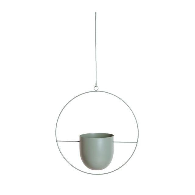 Halo Metal Hanging Planter – Elegant Hängande Kruka i Guld för Inomhus & Utomhusbruk
