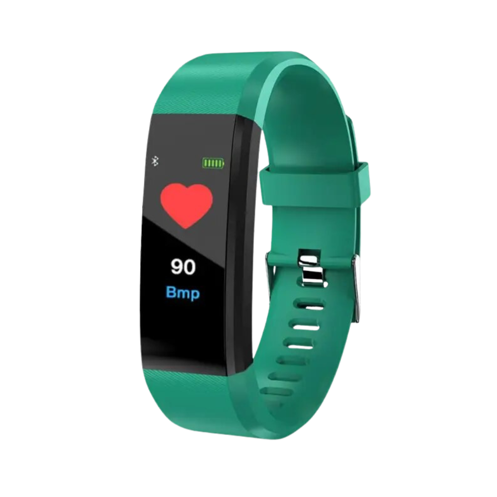 Senior Smartwatch – Enkel Hälsoklocka för Äldre - USB-laddning - Hälsoövervakning & Stegräknare