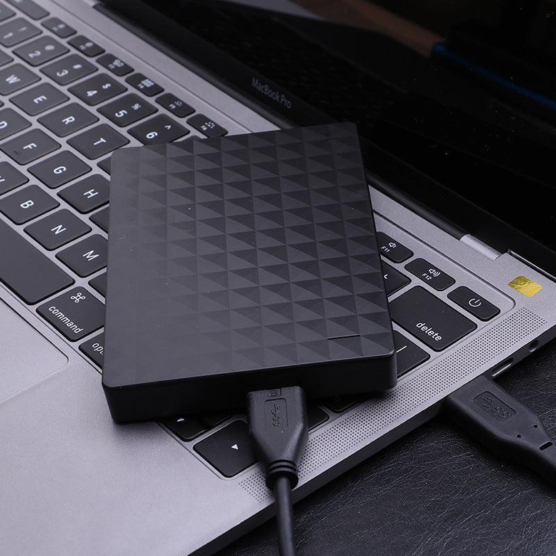 Ultratunn Bärbar Hårddisk – 10TB Stor Kapacitet – Supersnabb USB 3.0 – Lättvikt – Hushållets Mästare