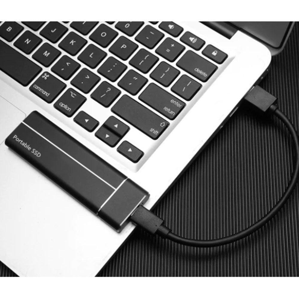 Portabel SSD Hårddisk – Upp till 30TB Lagring, 550MB/s Hastighet & USB 3.0/Type-C för PC, Mac & Android