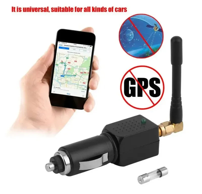 GPS-Signalsblockerare för Fordon – Skydd mot Spårning med Kompakt Design och 12–24V Kompatibilitet