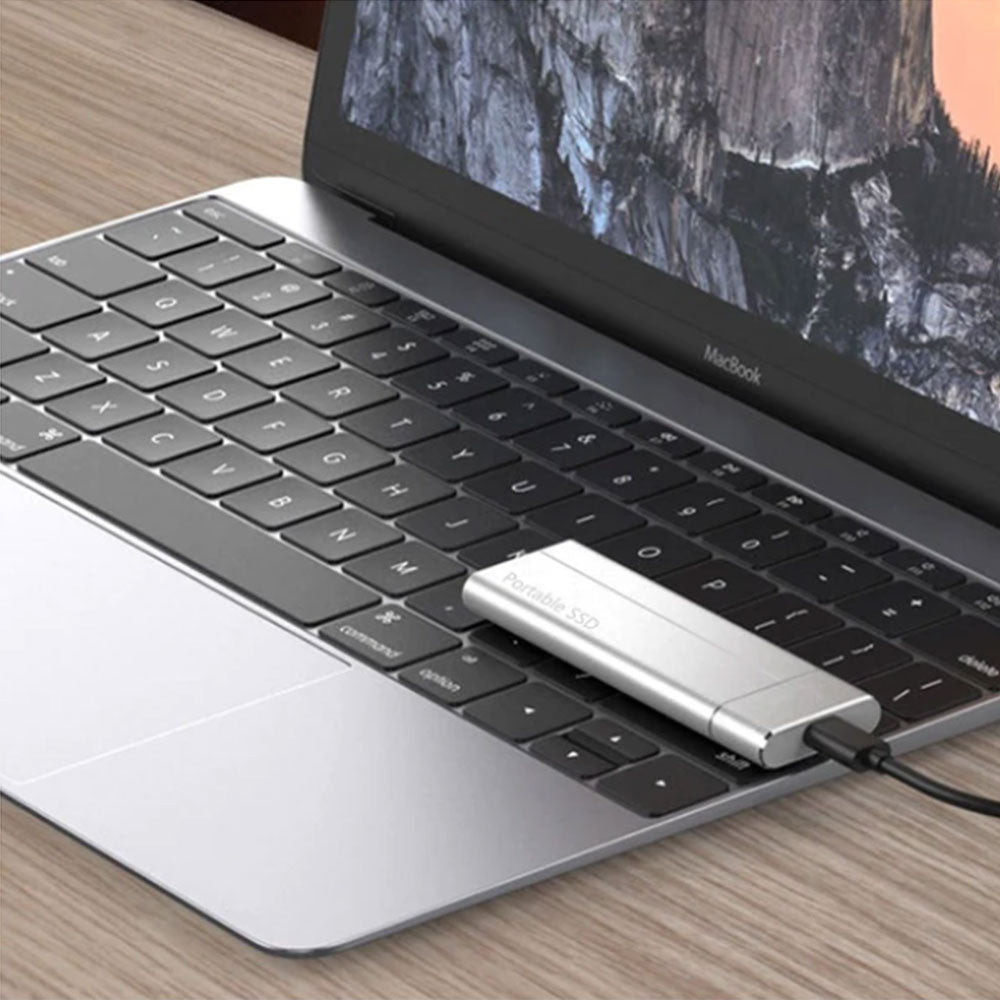 Portabel SSD Hårddisk – Upp till 30TB Lagring, 550MB/s Hastighet & USB 3.0/Type-C för PC, Mac & Android