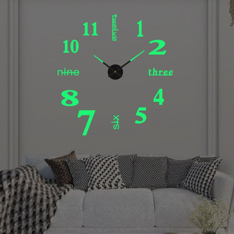 CreativaTime – Modern Väggklocka med Unik Design
