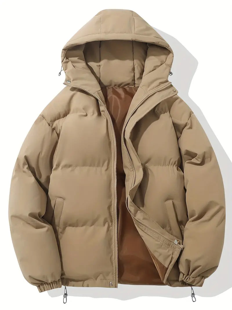 Vinterjacka med Huva – Vattentät & Varm Jacka för Kallt Väder i Oversize Stil | S–3XL