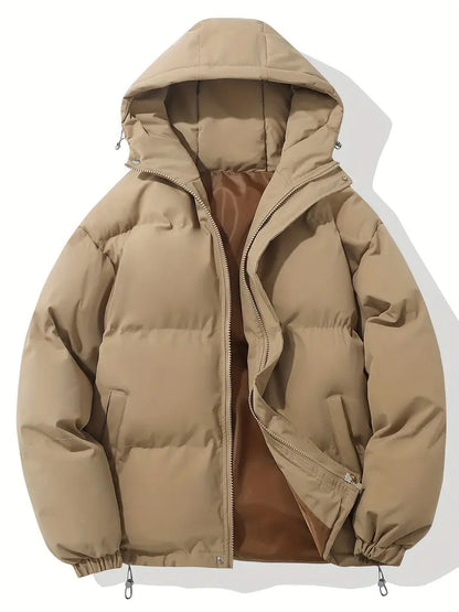 Vinterjacka med Huva – Vattentät & Varm Jacka för Kallt Väder i Oversize Stil | S–3XL
