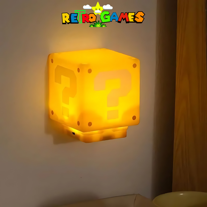 RetroLight – Super Mario Frågeteckenlampa – Nostalgi & Magi för Hemmet
