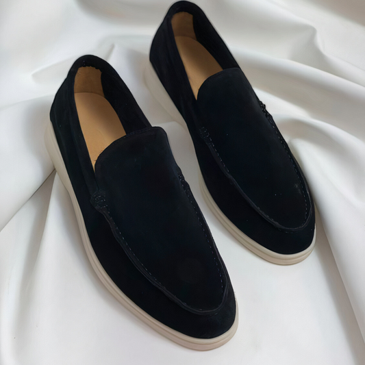 Stilrena svarta loafers för herr – Perfekta för både vardag och fest