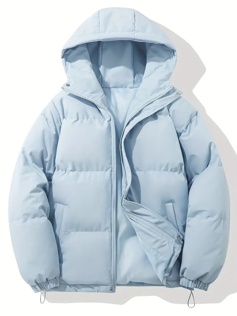 Vinterjacka med Huva – Vattentät & Varm Jacka för Kallt Väder i Oversize Stil | S–3XL