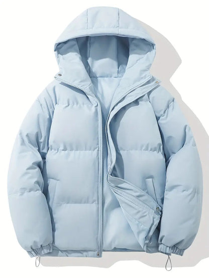 Vinterjacka med Huva – Vattentät & Varm Jacka för Kallt Väder i Oversize Stil | S–3XL