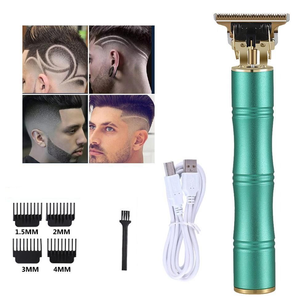 Trådlös hårtrimmer med T-blad – Professionell kontur- och detaljtrimmer för frisör och hemmabruk