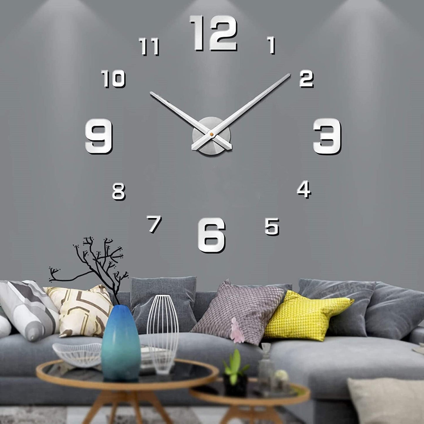 CreativaTime – Modern Väggklocka med Unik Design