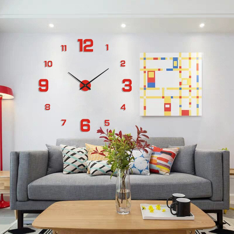 CreativaTime – Modern Väggklocka med Unik Design