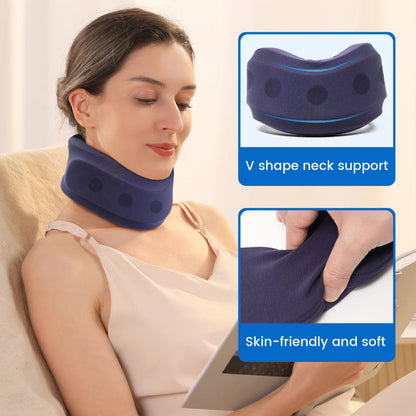 Nackstöd med Justerbar Passform – Ergonomisk & Andningsbar Cervikal Krage för Smärtlindring & Hållning