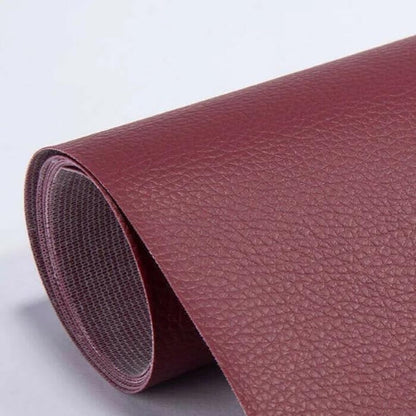 FixLeather - Självhäftande Läderreparationsplåster - Återställ Dina Möbler Enkelt och Billigt