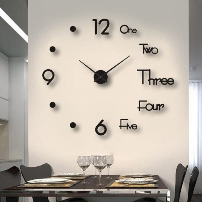 CreativaTime – Modern Väggklocka med Unik Design