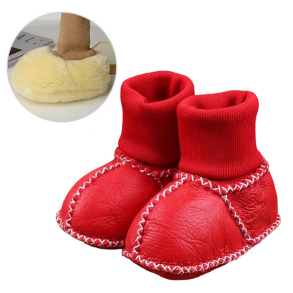 Mini Fashion Vinter­babyskor – Halkfria & Varmfodrade Tofflor för Små Barn | Mjuk Bomull & Ull 0–14 mån