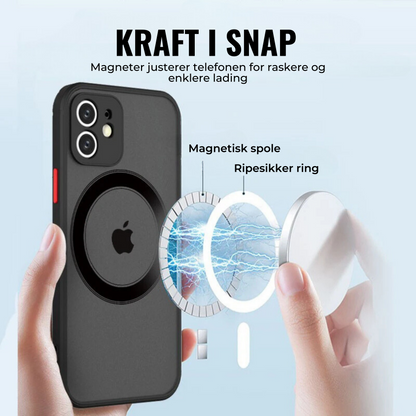 iPhone MagSafe Kompatibelt Skal – Militärklassad Allroundskydd med Premiumdesign