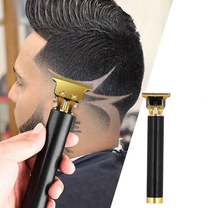 Trådlös hårtrimmer med T-blad – Professionell kontur- och detaljtrimmer för frisör och hemmabruk