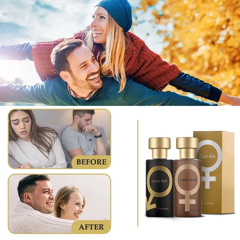 Lure Parfym för Honom och Henne | Förförisk Unisex-doft med Långvarig Fräschör