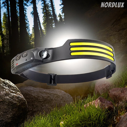 Nordlux 230° LED Pannlampa – Kraftfull & Handsfree Belysning för Mörka Förhållanden