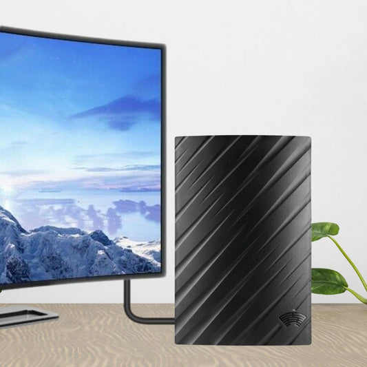 Långdistans HDTV Antenn för Inomhusbruk – 600 Miles Räckvidd, 4K/1080P-kompatibel med 5m Koaxialkabel