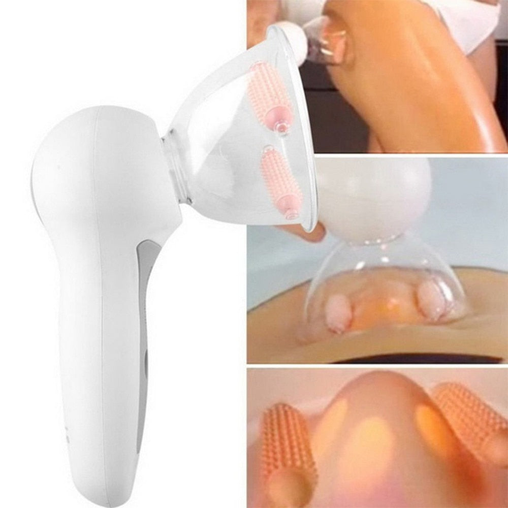 SkinSculpt Anti-Cellulit Massageapparat – Vakuum & Rullmassage för Slätare Hud | För Ben, Lår, Mage & Armar