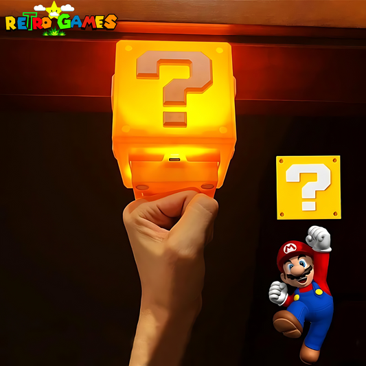 RetroLight – Super Mario Frågeteckenlampa – Nostalgi & Magi för Hemmet